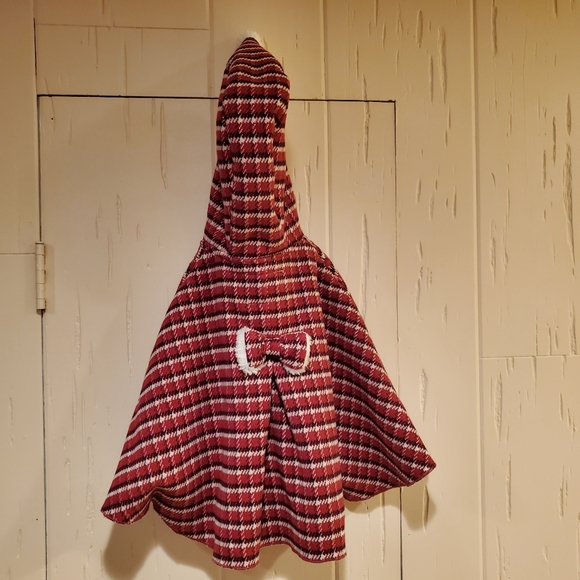 Sergent Major size 110 4/5 cape Poncho coat plaid - Picture 2 of 7